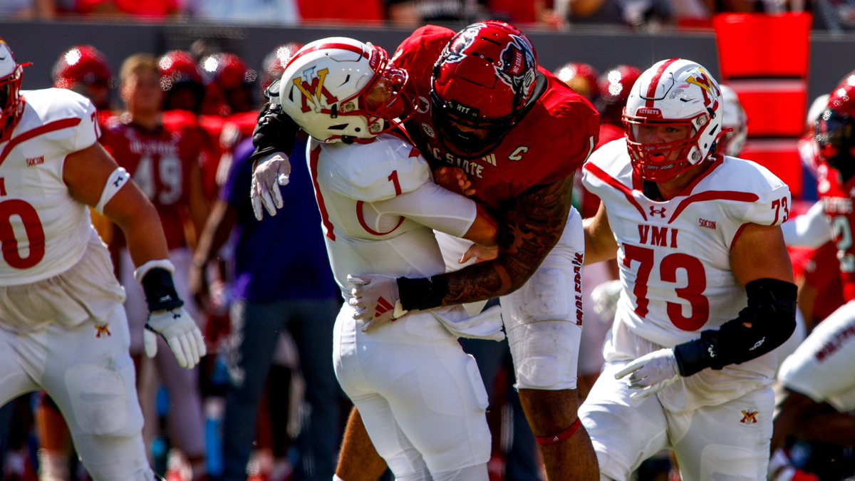 View 56 images of <a href="/PackFootball/">NC State Football</a>'s win against VMI at: insidepacksports.com/s/12134/game-p…