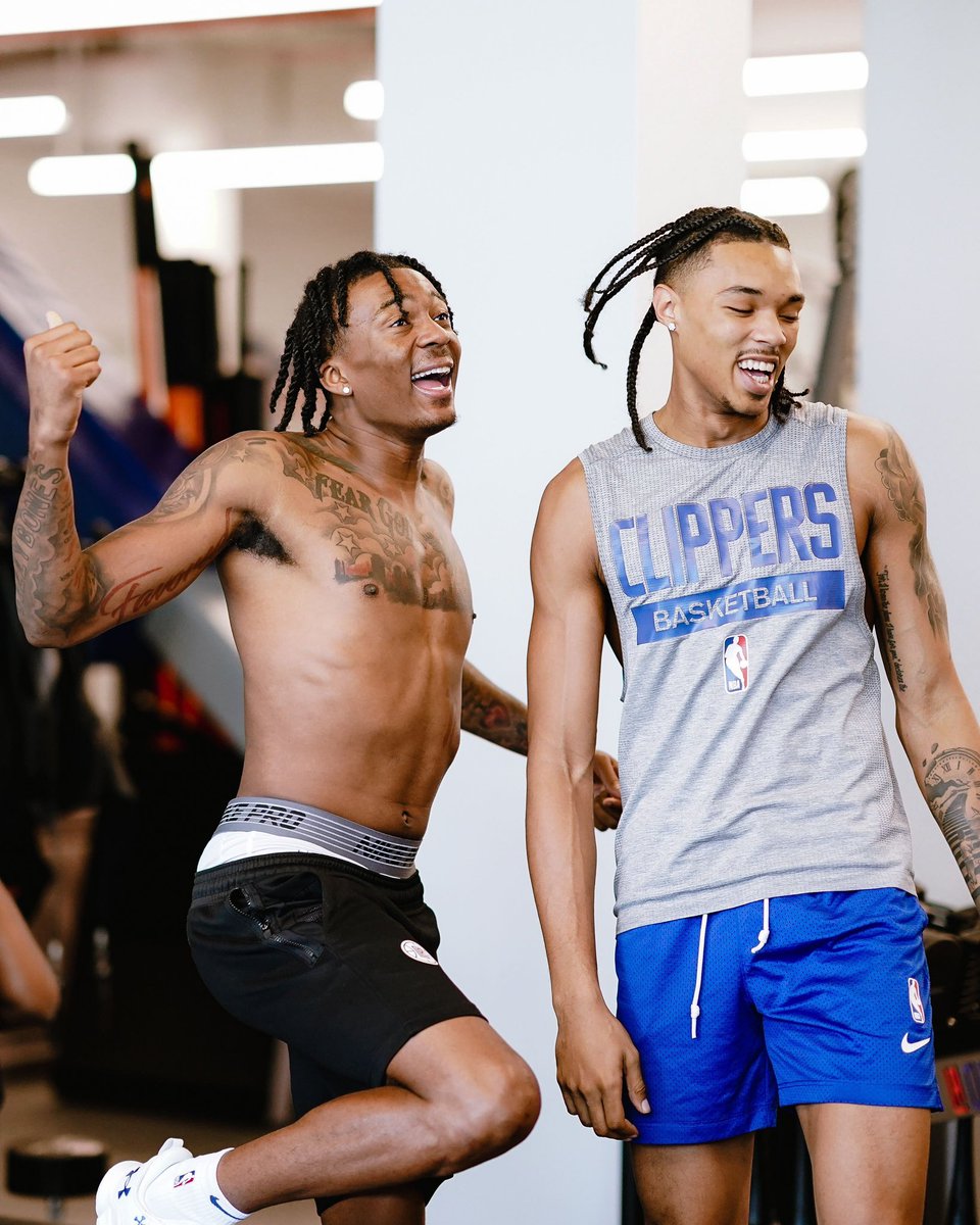 LAClippers's tweet image. gettin’ ready for camp 🏕️