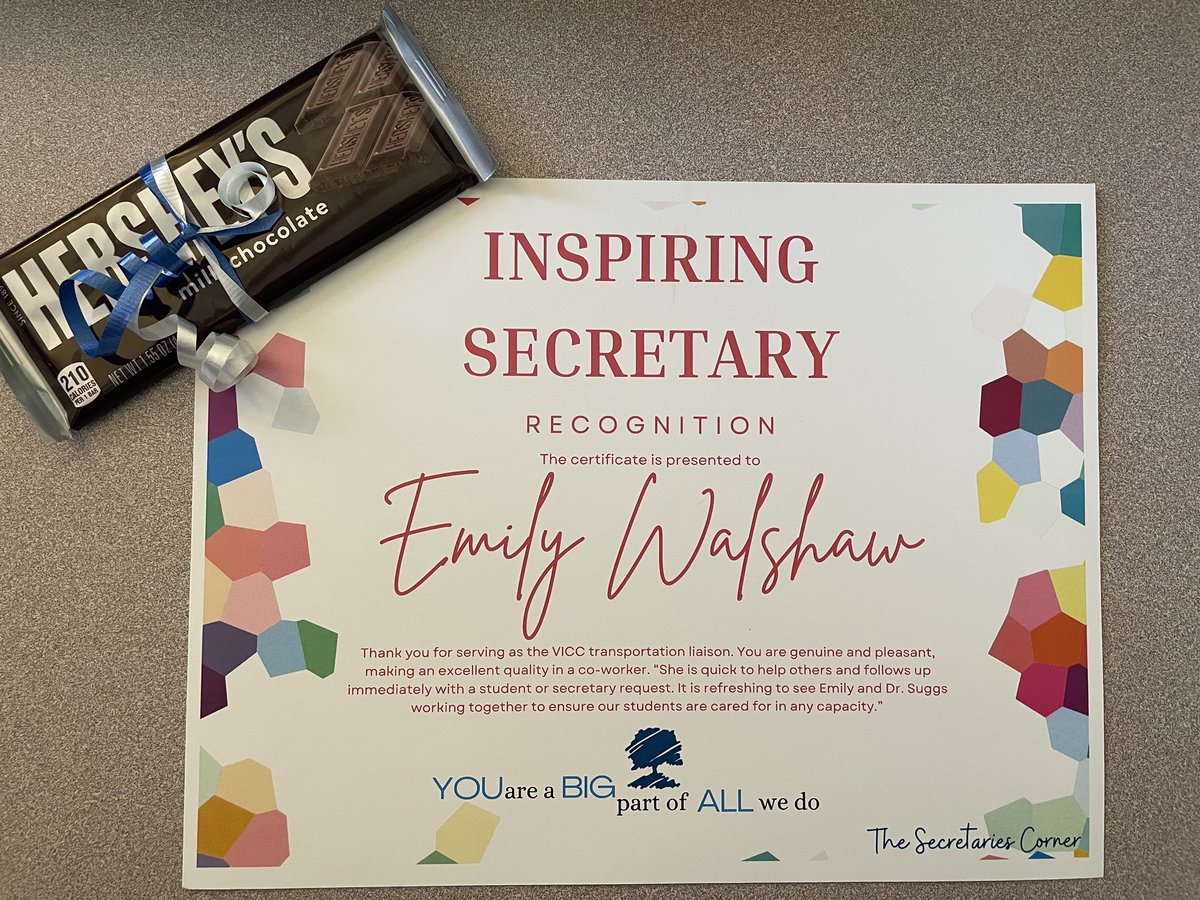 EEA4Rockwood's tweet image. I’m so proud of @MsWalshawsWorld ! She was selected as the Inspiring Secretary for the month of September for @rockwoodschools. She is amazing and I’m so blessed to work side by side with her.