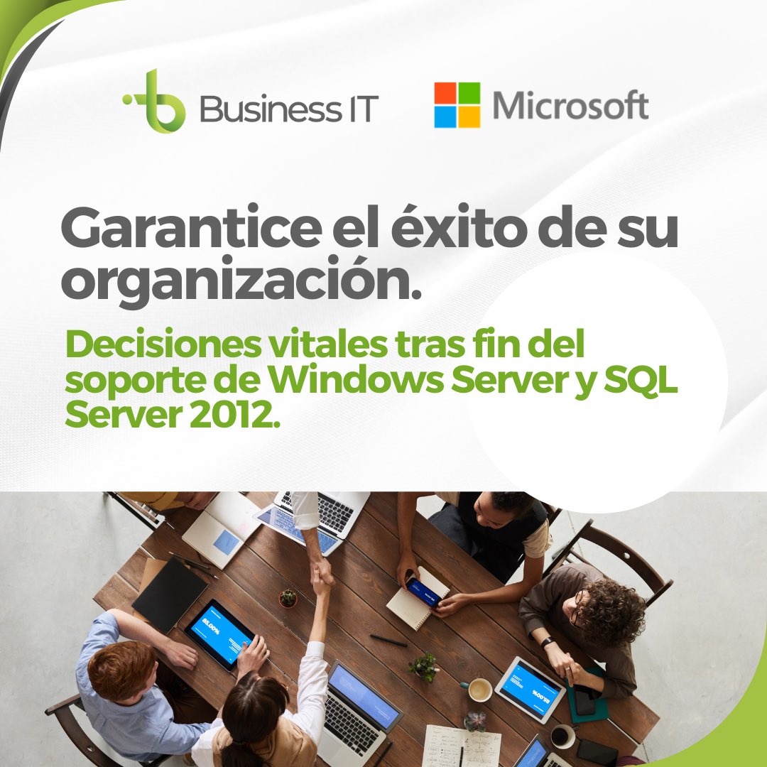 GrupoBusinessIT's tweet image. Conozca las decisiones vitales que debe tomar para una transición exitosa tras el #findelsoporte de #WindowsServer y #SQLServer2012💡
▶️ Contáctenos hoy mismo en: expertos@grupobusiness.it
▶️ Conozca más información aquí: bit.ly/alternativas-f…
#Microsoft #BusinessIT