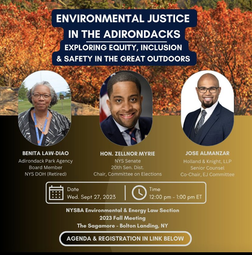 Looks like a fantastic event! 

Here is the link:  ➡️ nysba.org/events/environ…