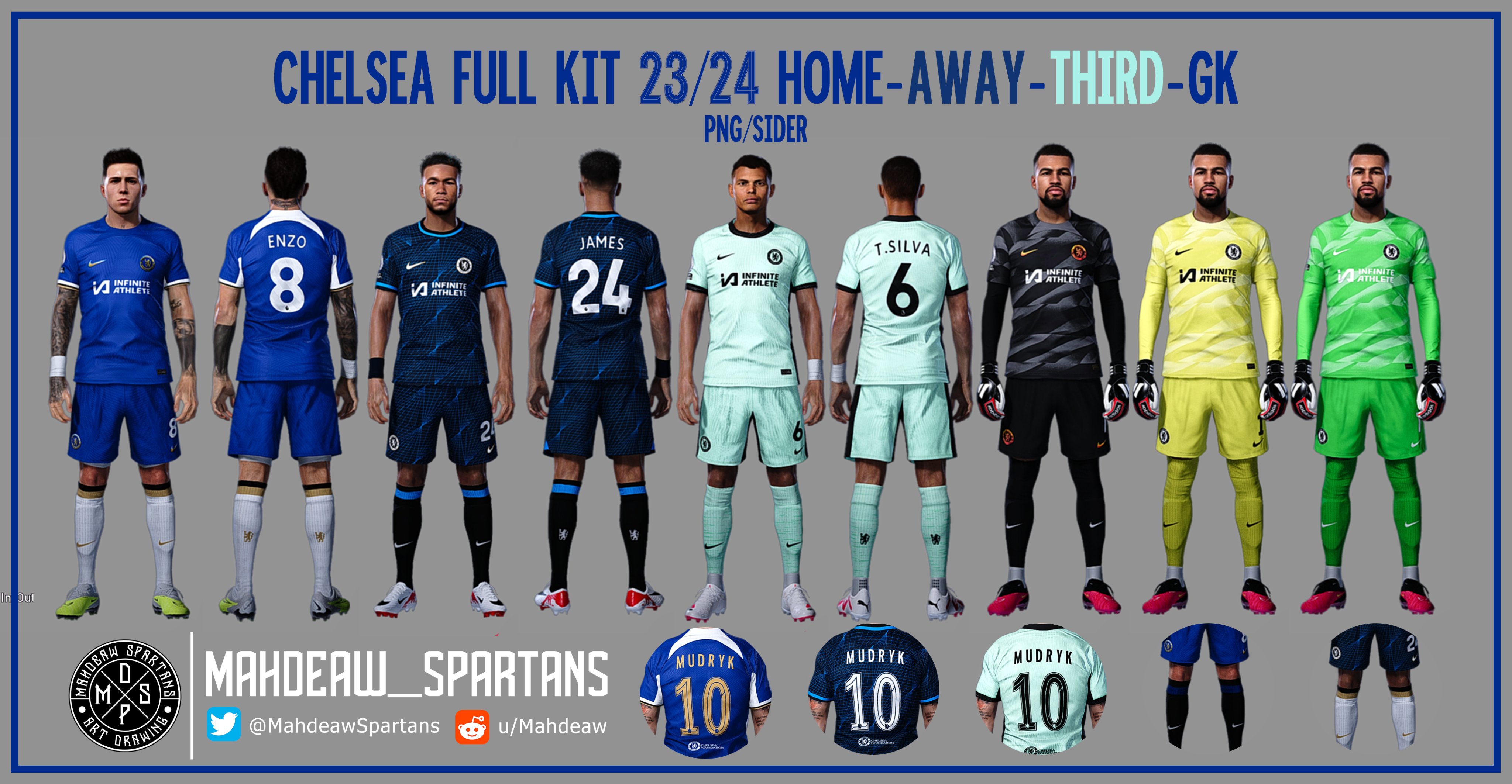 CHELSEA 23-24 GOALKEEPER KIT : r/chelseafc