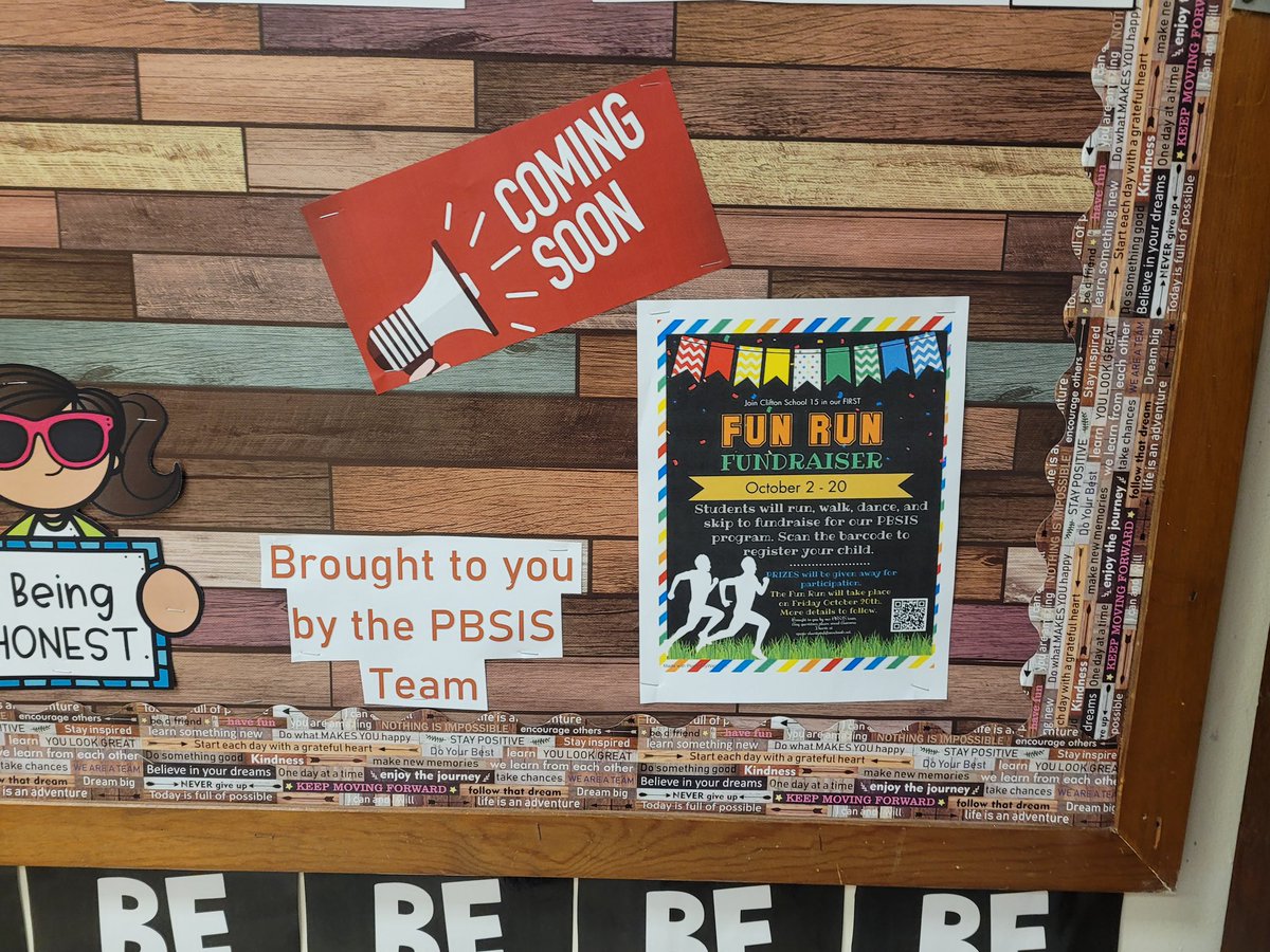 PBSIS is so exicted to display their bulletin board! We will remind students of our motto as well as announce it at upcoming events.   <a href="/DrBattenWalker/">Luginda Walker Ed.D</a> <a href="/CliftonSupt/">Danny A. Robertozzi, Ed.D.</a>
