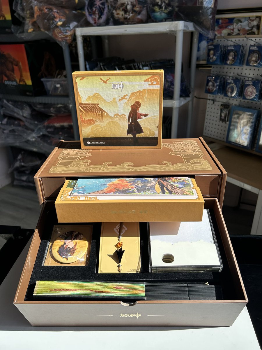 acg_go's tweet photo. Genshin Impact Jade 🌙 Upon a Sea of Clouds ☁️ Limited Edition Bundle is available at our store and online!🌟
Make sure to grab one and get all the goodies that come with the bundle!🎉
#genshinimpact #genshinimpactliyue #genshinimpactzhongli #genshinimpactost #acggo https://t.co/jhl9GkMS4P