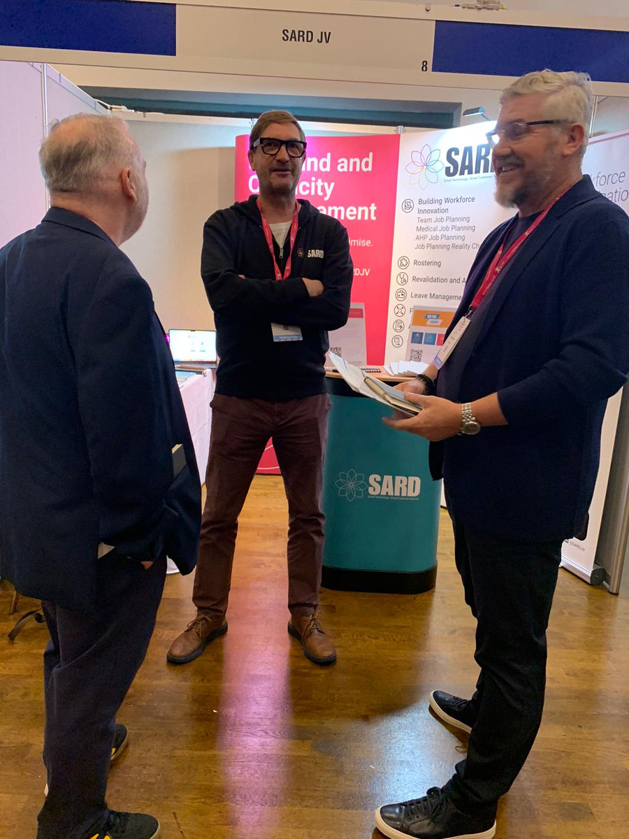 We are delighted to have @SARDJV at stand 8 of our exhibition hall again today. Don’t miss your chance check out their stand! #HPMA2023 #Passion4People