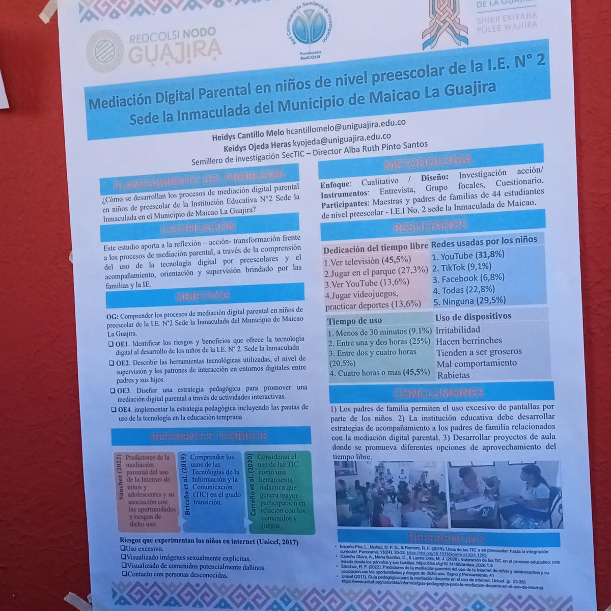 Gabipalmar's tweet photo. Agradecida Con Dios , y nuestra alma Mater uniguajira sede maicao que nos brinda estos espacios importantes de aprendizaje  ❤️

#UniguajiraMaicao hoy jornada académica y de aprendizajes en #XIISimposioInvestigaciónFormativa
@caroblesjulio 
@jaroldiazc https://t.co/FNhaF72979