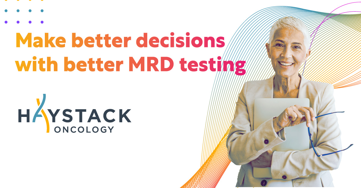 Haystack MRD™ can improve outcomes for solid tumor cancer patients by providing valuable information about a patient's risk of recurrence earlier than other methods. Learn more at hubs.la/Q021Qqws0 #MRDtesting #PrecisionOncology