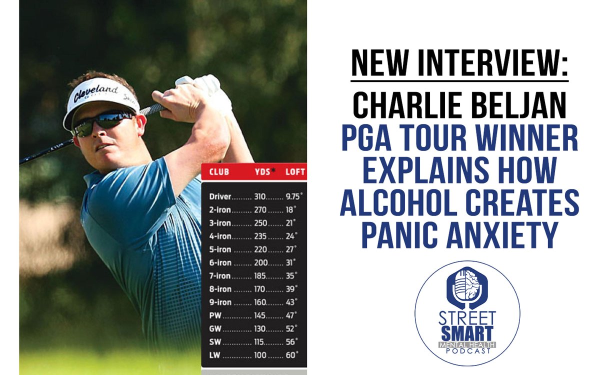 StreetSmartMHP's tweet photo. 1/ NEW EPISODE DROP! 🔽 PGA Tour Winner Explains How Alcohol Creates Panic Anxiety - Professional Golf is home to a variety of people, personalities and experiences. It is also a growing centerpiece for the discussion of the importance of mental health – thanks to the efforts... https://t.co/QReN2QN3F1