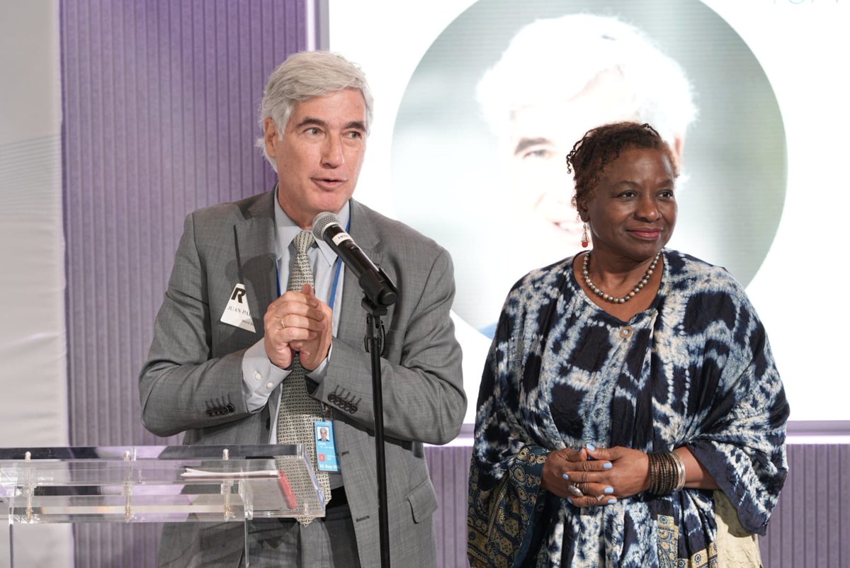 Congratulations to <a href="/theGFF/">The GFF</a> and <a href="/UNFPA/">UNFPA</a> for an inspiring event and challenging us to meet the gap in #FamilyPlanning financing. <a href="/DrSamukeliso/">Dr. Samukeliso Dube</a> <a href="/Atayeshe/">UNFPA Executive Director</a> #UNGA78