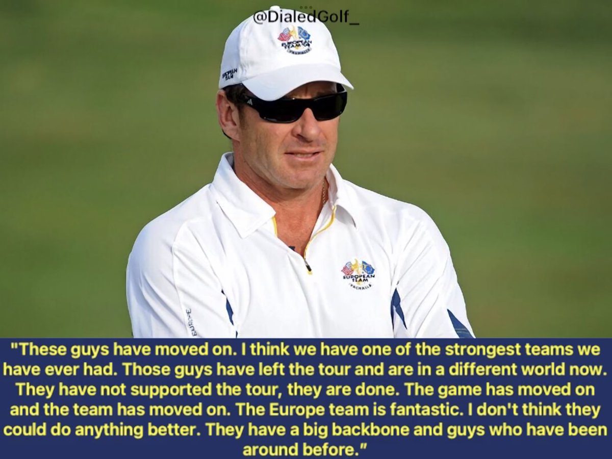 DialedGolf_'s tweet photo. 🇪🇺😳Nick Faldo said this about the LIV Golfers who didn’t make the Ryder Cup team:

#DIALED🎯 https://t.co/QUFB4BfHp8