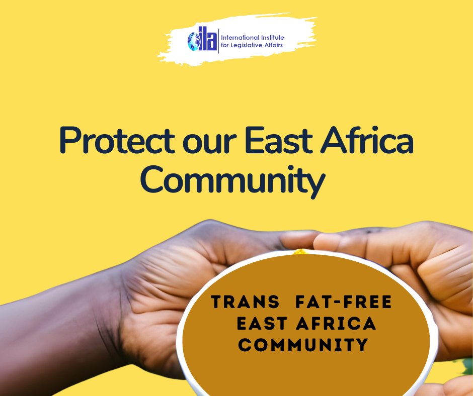 Good nutrition is a fundamental right. By advocating for a regional regulation on 
Trans-Fat (iTFAs) in EA, we promote equitable access to healthier food choices for 
all @jumuiya citizens, regardless of socio-economic status
@IILAinfo
@Kebs_Ke
@MOH_Kenya
@eancdalliance 
@unhco