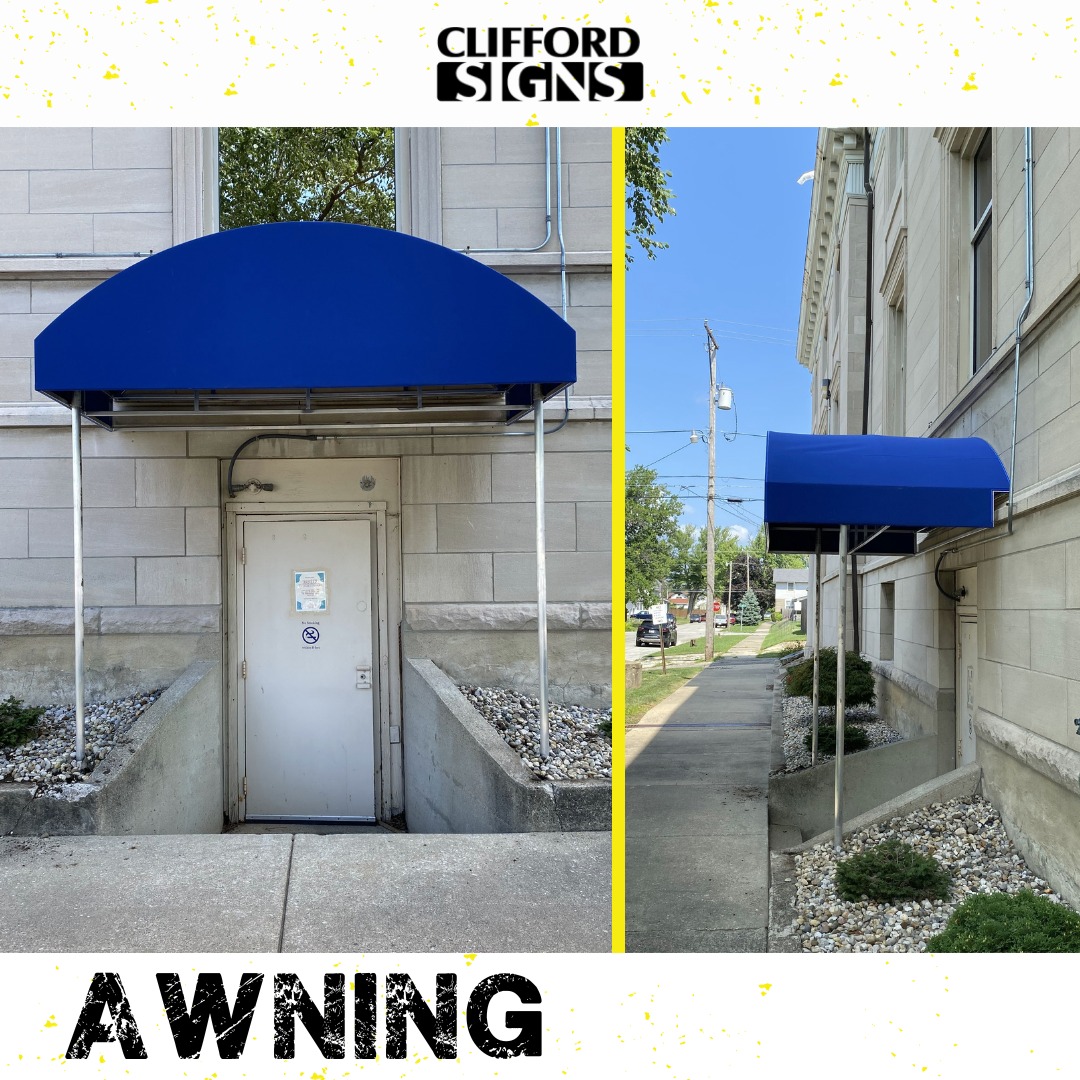 CliffordSigns's tweet image. 🌟 Elevate Your Entrance with Our Stylish #RoundedAwning! 🌦️
Upgrade your building's look with our sleek #CustomAwnings, designed for form, function, and #RainProtection. Choose from various fabric options or add a #BusinessLogo for a unique entrance transformation. #GetVisible