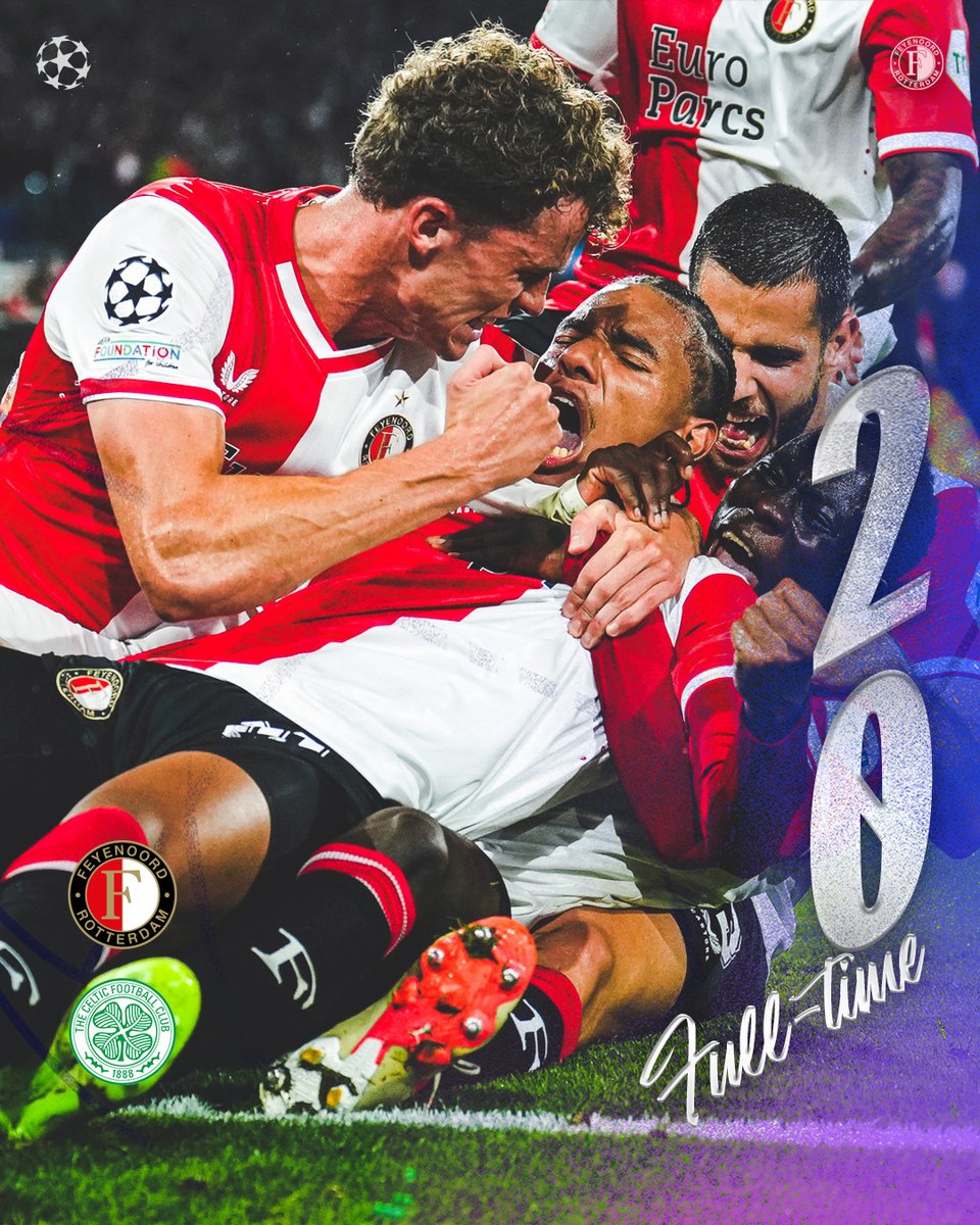 Feyenoord's tweet image. We’re here with a win. 🥰

#feycel • #UCL