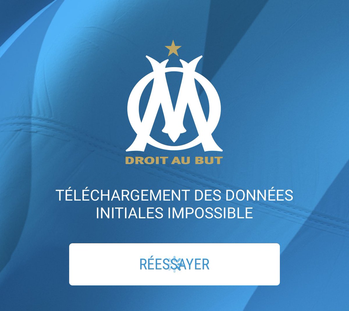 Alecs227's tweet photo. Même l’appli est en PLS !
#TeamOM #Longoria #teamOM #OM #Marcelino #Marseille #LeLocal https://t.co/u7zQT5tM7s
