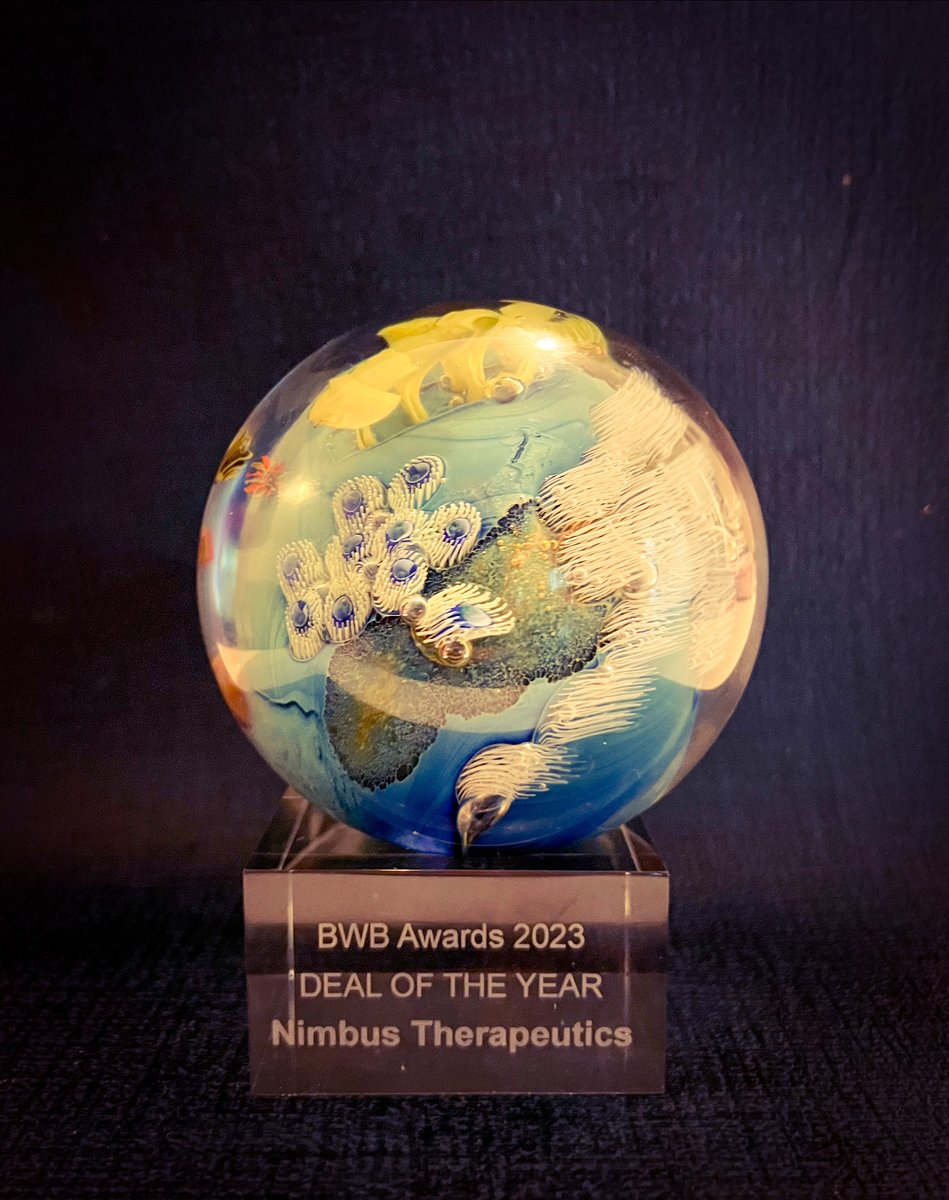 We are honored to receive <a href="/BiotechWkBoston/">Biotech Week Boston</a>'s Deal of the Year Award recognizing the acquisition of our #TYK2 program and proud to share this moment with <a href="/TakedaPharma/">Takeda</a>. This award recognizes our teams, deal-making and science, and honors collaboration to impact patients’ lives.