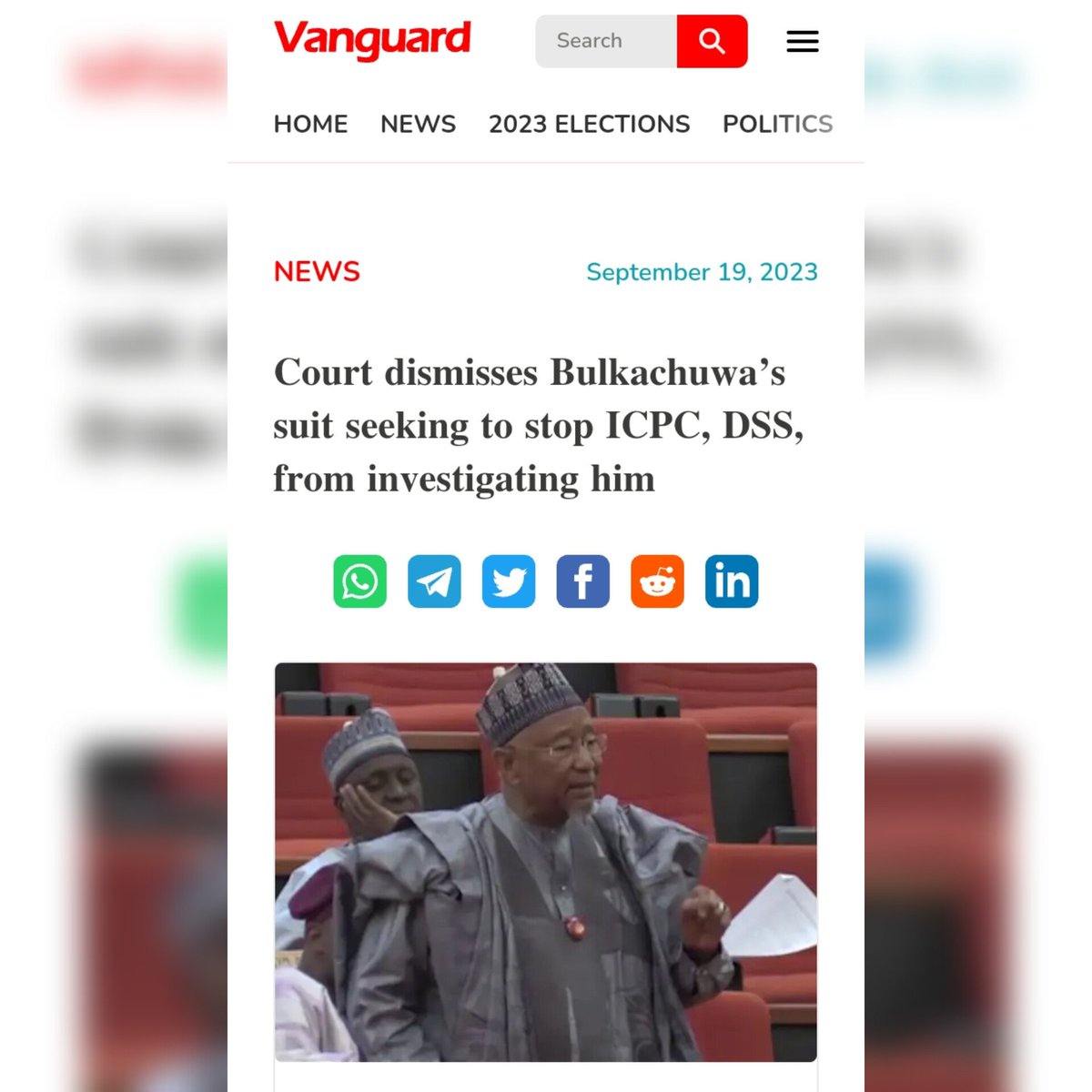 EjioforBar's tweet image. “And I must thank particularly my wife , whose freedom and independence i encroached upon while she was in office, and she has been very tolerant and accepted my encroachment and extended her help to my colleagues” - Distinguished Senator Bulkachuwa declared on the floor of the…