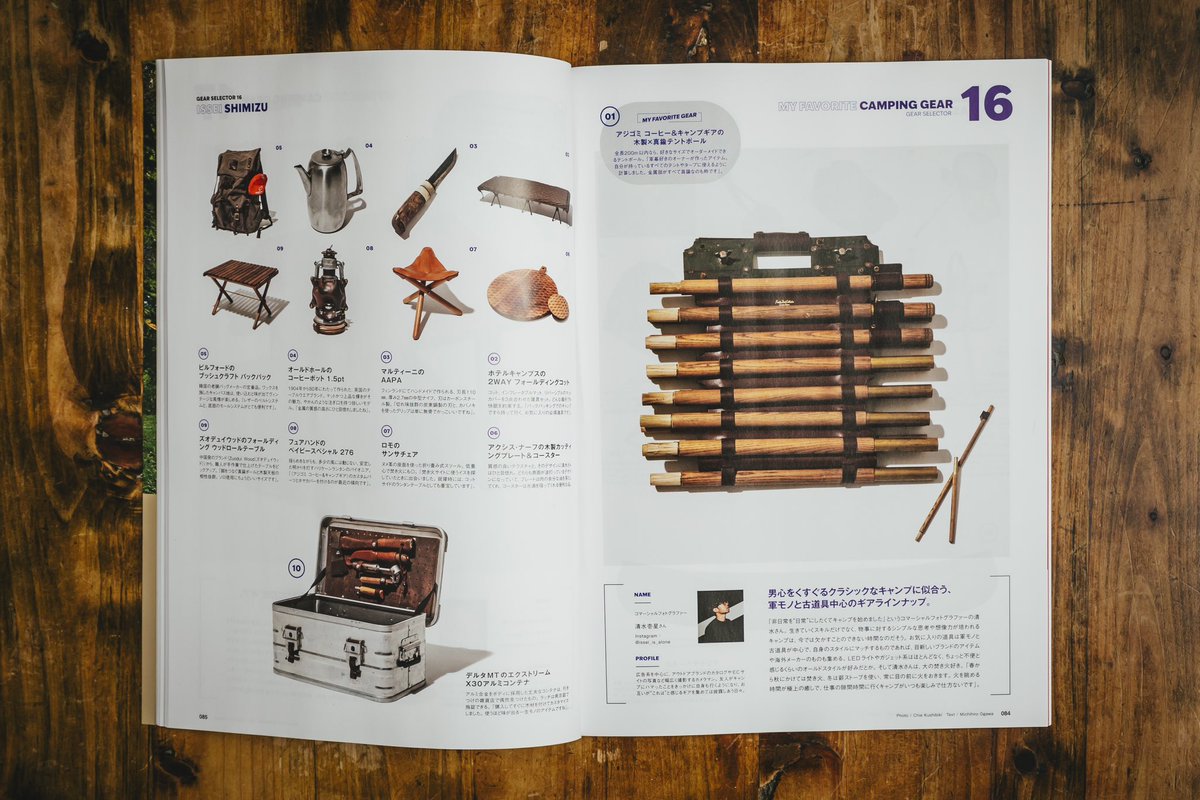 issei_is_alone's tweet image. 実はGO OUTデビューしました。
デッカく2ページです。
見つけたら教えて下さい…‼︎
#camp #goout