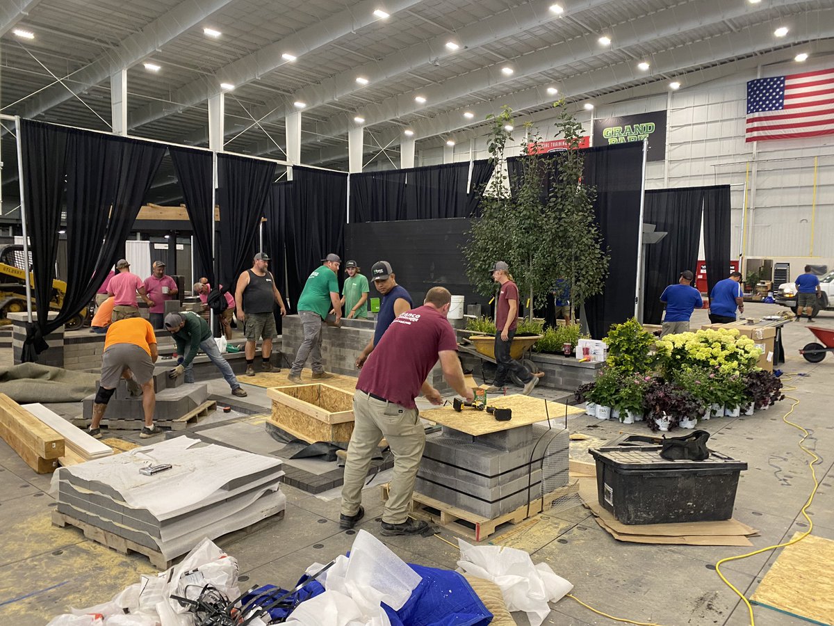 SuburbanIndy's tweet photo. Our show opens Friday! Here’s a behind the scenes look at some of the many hard working people who help turn our show floor from a soccer field into a home improvement idea oasis! https://t.co/fjGoqCwUwm