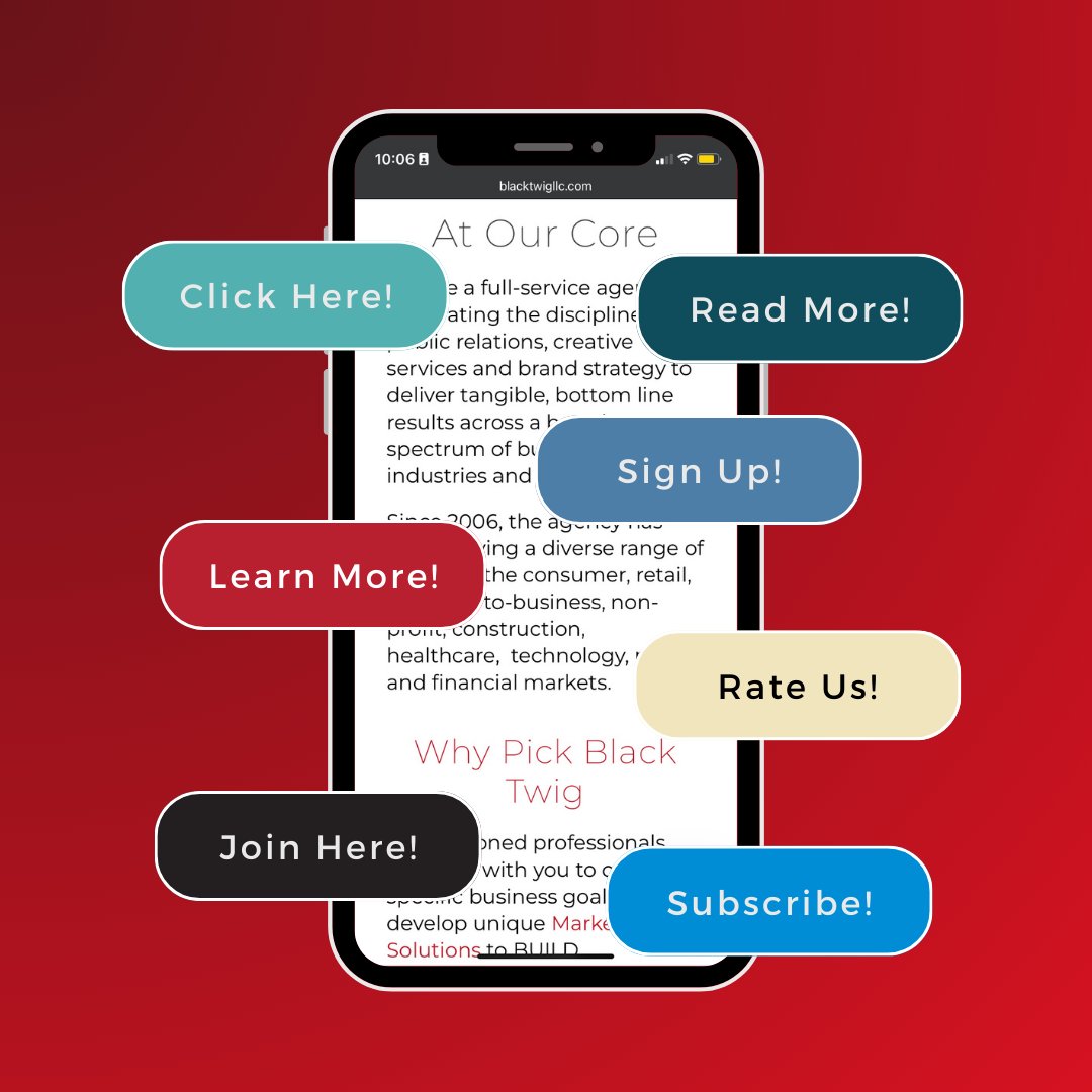 BlackTwigPR's tweet photo. We're all familiar with CTAs, but do we know how to get the best results from them? In our September blog, we discuss the ins and outs of optimizing CTAs. Read now: https://t.co/Uy1IGIJas8 https://t.co/VOl8CkIytt