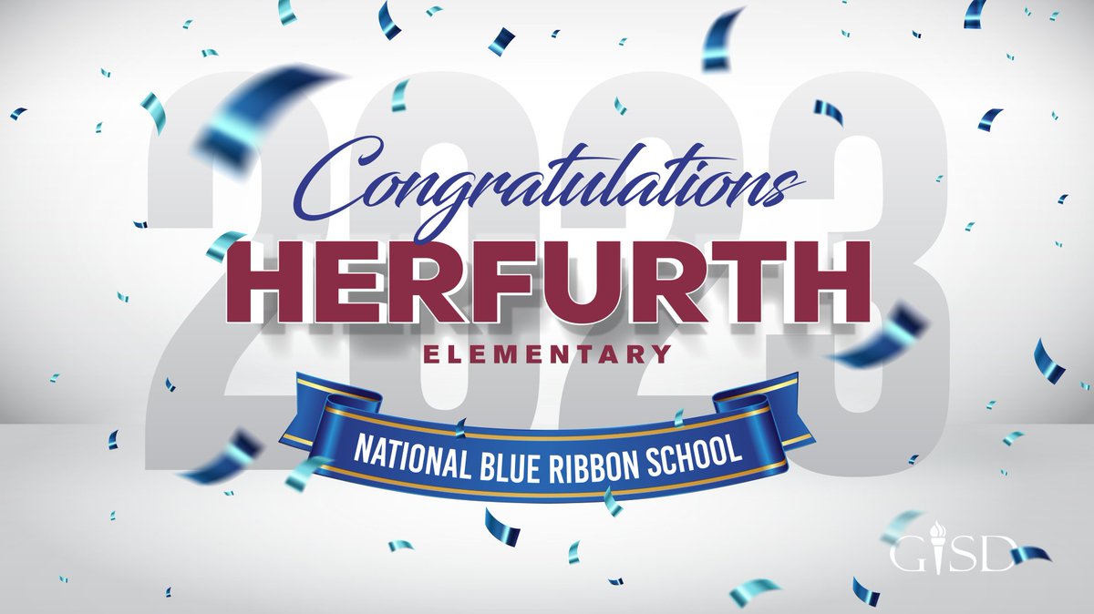 BREAKING NEWS: <a href="/Herfurth_Bronco/">Herfurth Elementary</a> in <a href="/RowlettTexas/">City of Rowlett, Texas</a> has been named a 2023 National Blue Ribbon School! 🏆 This honor, presented by the <a href="/usedgov/">U.S. Department of Education</a>, celebrates exceptional schools nationwide for their academic achievements and dedication to bridging the achievement gap among diverse