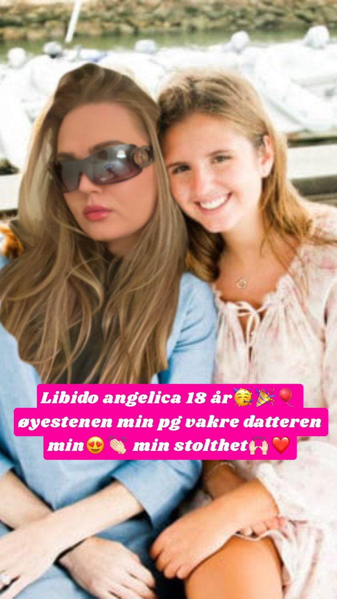 Min vakre øyesten og datter Libido Angelica fyller 18 år i dag🥳💖 Hipp hurra for verdens beste lesbe datter👏🏻❤️ Da mamma’n din fødte den peneste og tynneste babyen på hele Drammen sykehus trodde vi ikke hun skulle bli flatbanker😱💕Mamma og Pappa elsker Libido Angelica vår sin❤️