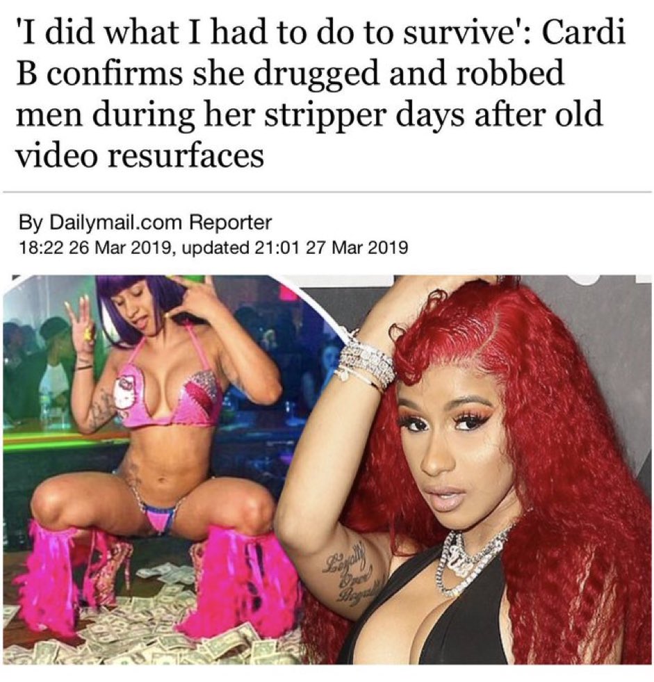 I am calling upon @YouTube to shut down Cardi B’s monetization ASAP She admits to committing date rape / robbery. Please be consistent with your policies