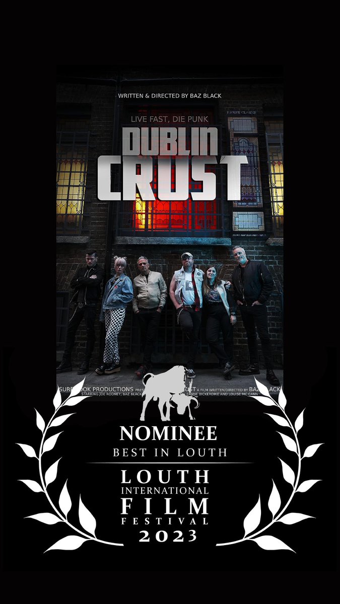 Delighted to Announce @dublin_crust_movie is nominated at this years @LouthFestival 

Tickets now on Sale- Dublin Crust has the honour of the opening feature at @imccinemas Dundalk on the 29th at 4pm- Tickets only €6- BOOK HERE- filmfreeway.com/LouthInternati… ☝️

#dublincrustmovie