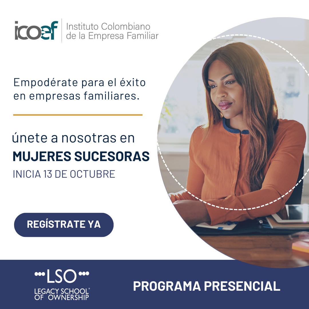 OwnershipLegacy's tweet photo. ¡Deslumbra como la futura líder de tu empresa familiar! ✨👩‍👧‍👦

¿Eres la sucesora en una empresa familiar y deseas enfrentar los desafíos con confianza y éxito? ¡Tenemos el programa perfecto para ti! 🚀

🌟 Programa: Mujeres Sucesoras 🌟
🗓 Inicia 13 de octubre – 👱🏻‍♀ Presencial https://t.co/0gYfcYvybR