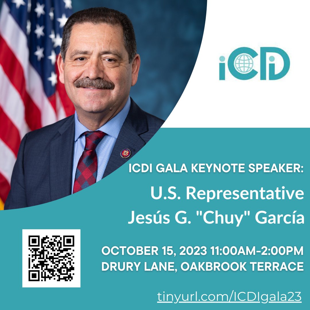 We are looking forward to seeing Chuy at our Champagne Brunch Gala! Get tickets now and enter the sweepstakes.

tinyurl.com/ICDIgala23
.
.
#ICDIgala23 #ICDIChicago #AsylumSeekers #ImmigrantOrchestra #ChuyGarcia 
#DruryLaneBrunch #LoveWithoutBorders #sweepstakesentry