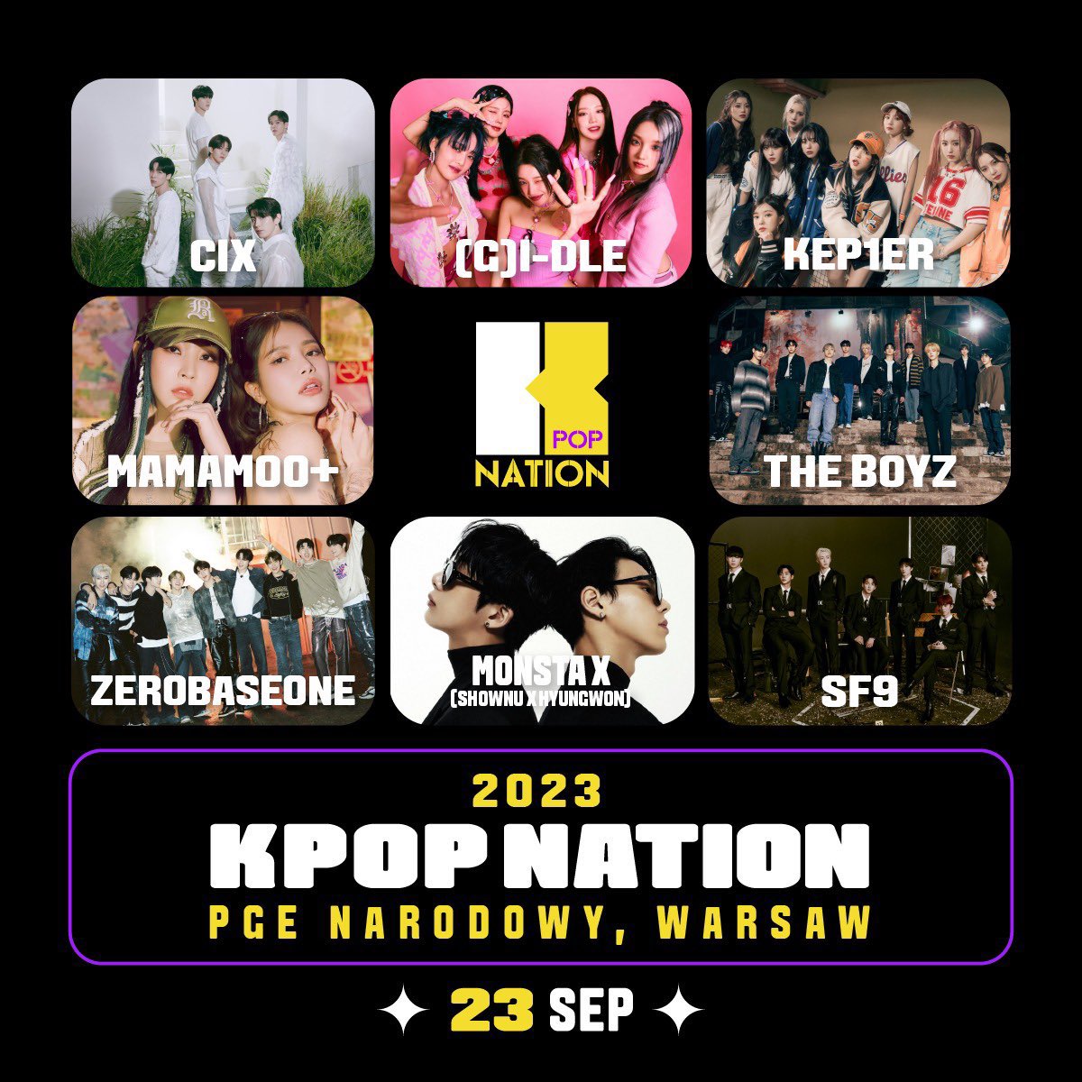 Genius_kor's tweet image. We are giving away 1 GA ticket to #KPOPNATION Festival in Warsaw, Poland at @pgenarodowy this week! 🤩🎶

Rules: 
1. Follow @Genius_kor 
2. Quote retweet this tweet with your favorite song by your favorite artist in the lineup using #KpopNation! 

@mykpopnation #kpopnationwarsaw