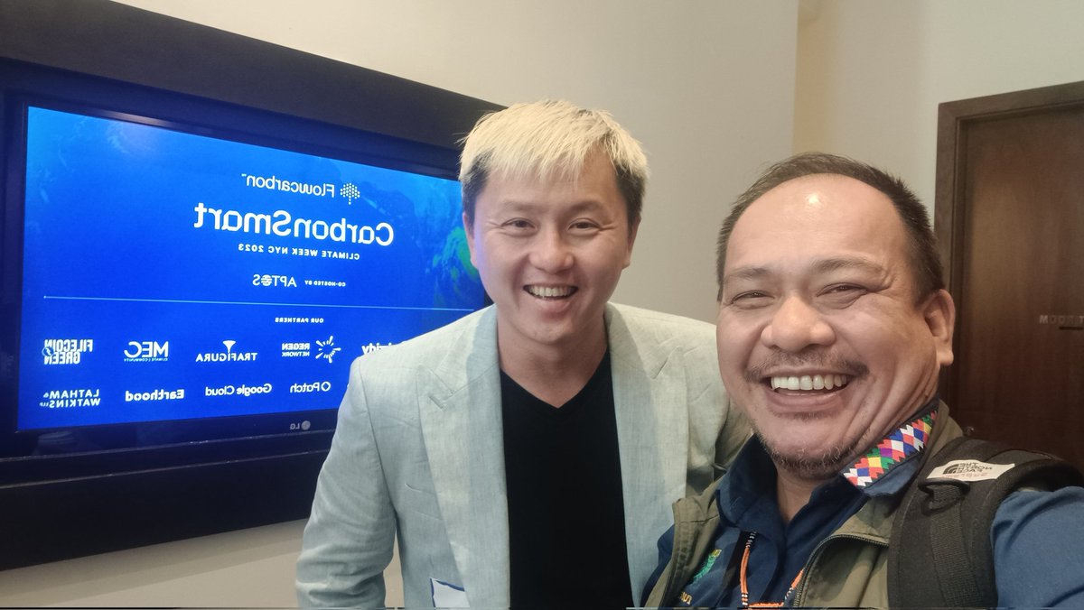 Met fellow Sabahan in New York..VERDE inc CEO with thier innovation in Bio Asphalt made from Biochar. This tech can be game changer in Carbon removal technology