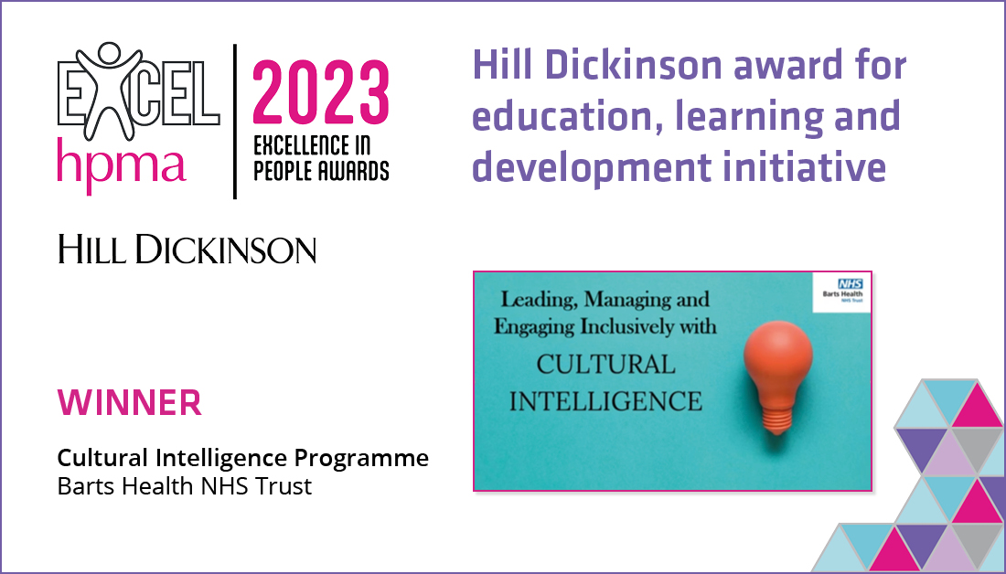 HPMAAwards's tweet photo. Many congratulations to #HPMAAwards winners in the @HillDickinson Award for Education, L&D initiative – Asha Blake, Maudrian Burton & the team @NHSBartsHealth
#HPMAAwards #Passion4People https://t.co/WLi157l5sT