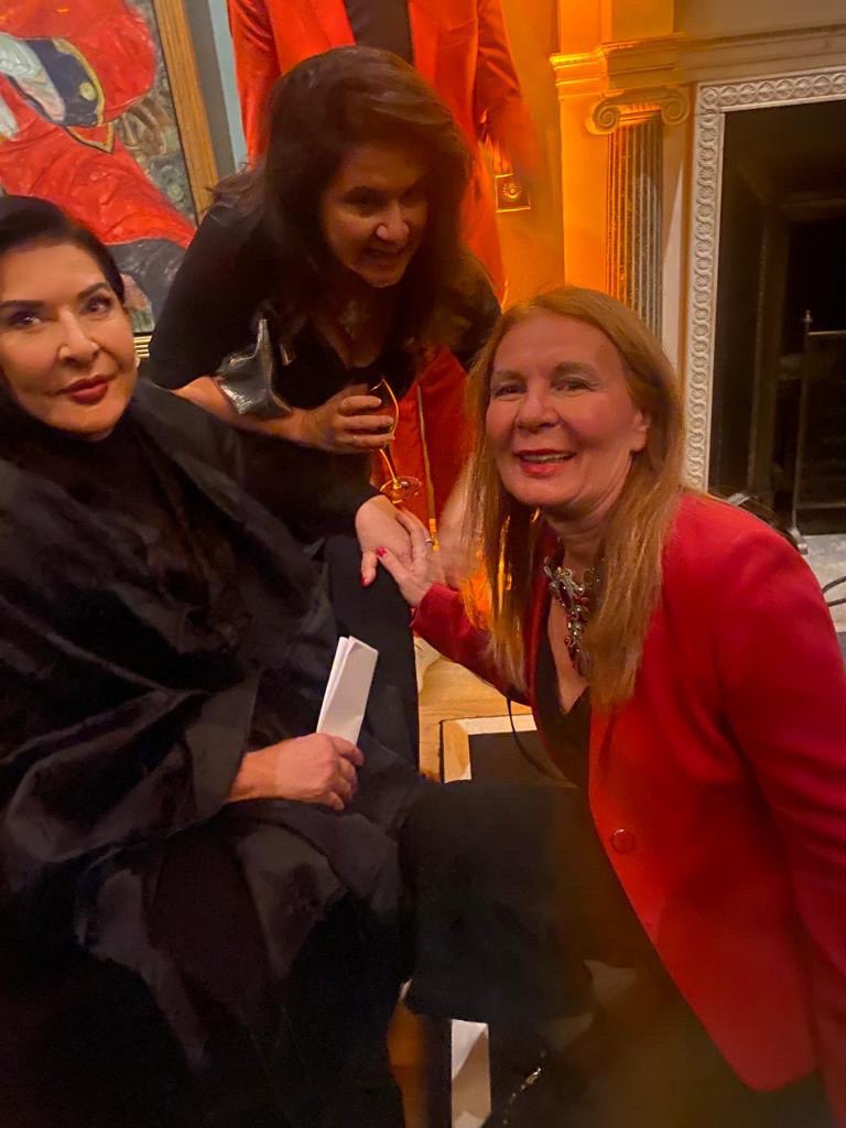 SRBinUK's tweet photo. Unbelievably privileged to attend 1st solo show by a woman in 255 years in the @royalacademy Main Galleries, the exceptional retrospective of The 'Godmother of performance art' Marina Abramović! Excellent, moving, a must-see exhibition! 🇷🇸🙌
@alex_jox @ArtistisPresent https://t.co/eHtCAswydd