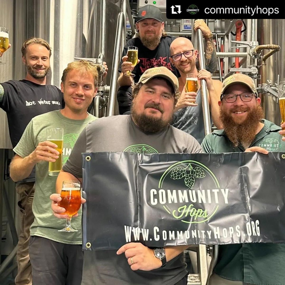 Our fourth annual @communityhops Fresh Hop IPA tapping Friday 9/22! #freshhopipa #freshhopseason