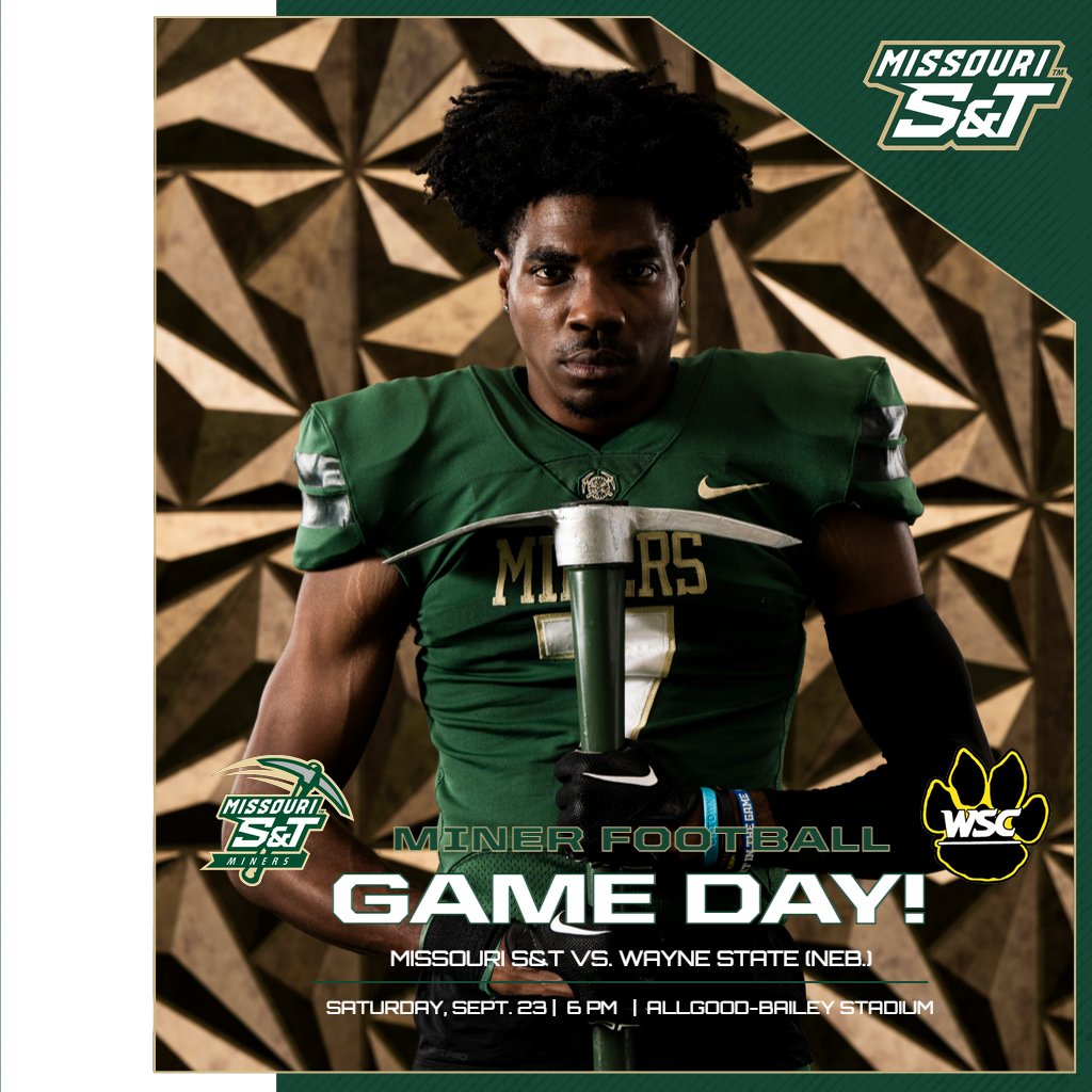 GREEN OUT NIGHT AT ALLGOOD-BAILEY STADIUM!  Wear green to tonight's Miner football game as S&amp;T takes on Wayne State in a 6 p.m. contest.  Go Miners!  #MinerPride