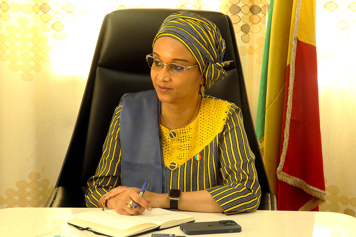 MenefpMali's tweet photo. Mme le Ministre a reçu en audience, ce 19 sept 2023, le Président de #FAMIB Groupe, M. Amadou Diawara. Nos échanges ont porté sur le #renforcement de la #collaborationentre les deux structures en matière de #formation professionnelle & de #digitalisation pour le #développement. https://t.co/aDRAA324pz