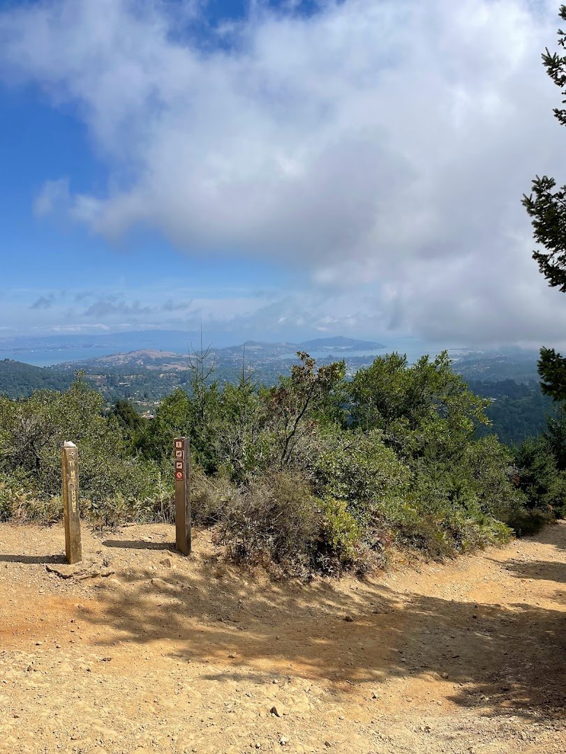 Traveled to three peaks of Mt. Tam this weekend. Tiring and satisfying in equal measure.