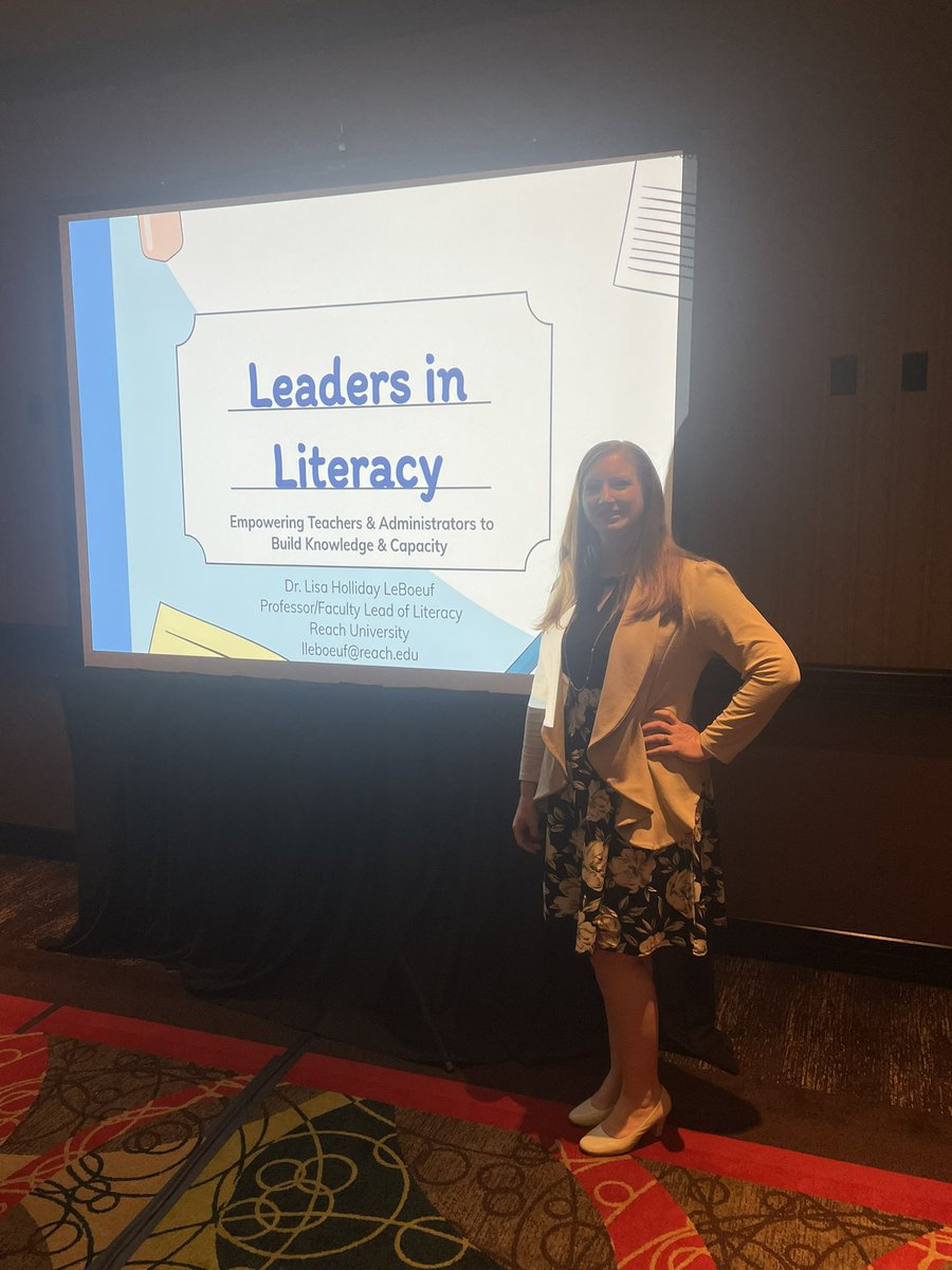 enjoyed sharing and learning with Louisiana literacy leaders at the Louisiana School Supervisors’ Association Annual Conference today! Louisiana is making noticeable strides in the right direction. We are in good hands! #literacy #leadership #alwayslearning #LSSA2023