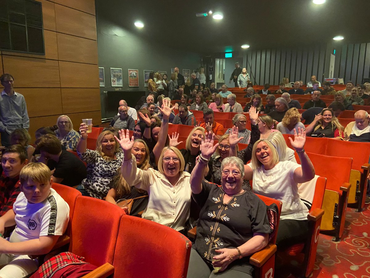 PMoochers's tweet photo. Great girly night last night watching a Queen tribute. Even met Freddie after the show 😀 https://t.co/rqN2MYcoA5