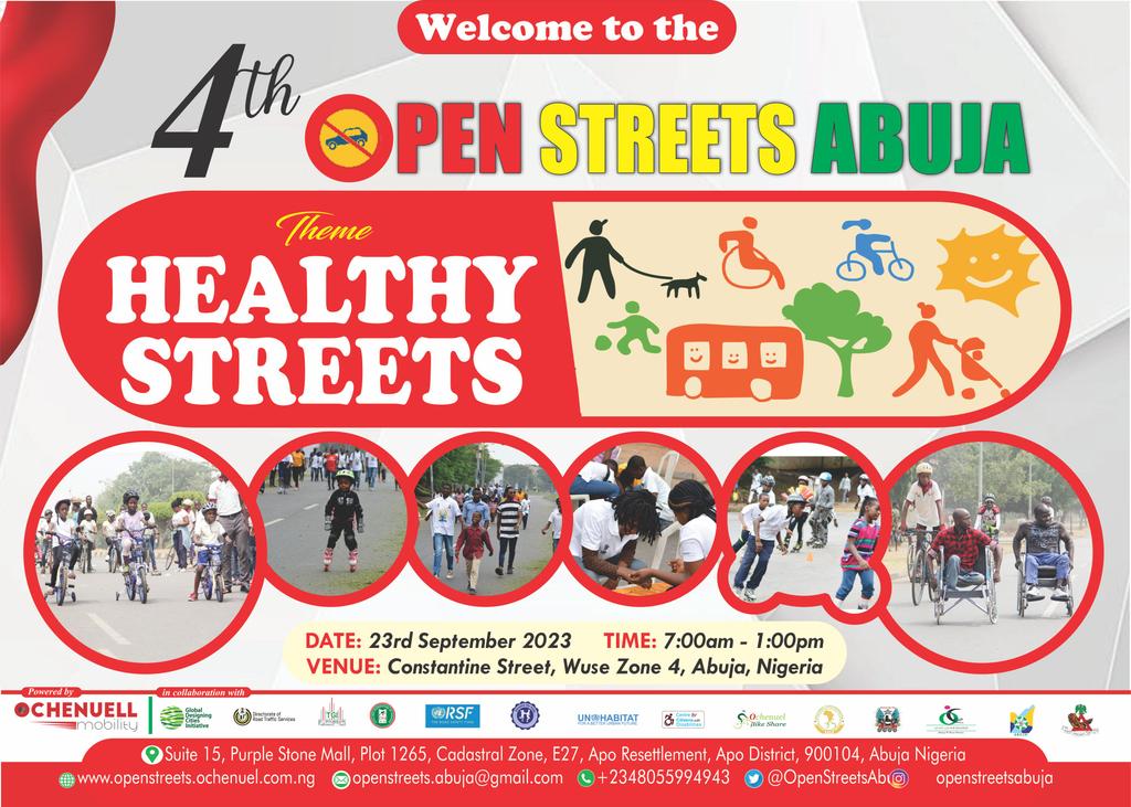 Open Streets Abuja (@openstreetsabuj) on Twitter photo Join us for the 4th #OpenStreetsAbuja. Thanks to <a href="/GlobalStreets/">Global Designing Cities Initiative</a> and <a href="/UN_RSF/">UNRSF – UN Road Safety Fund</a> Join us for the 4th #OpenStreetsAbuja. Thanks to <a href="/GlobalStreets/">Global Designing Cities Initiative</a> and <a href="/UN_RSF/">UNRSF – UN Road Safety Fund</a>