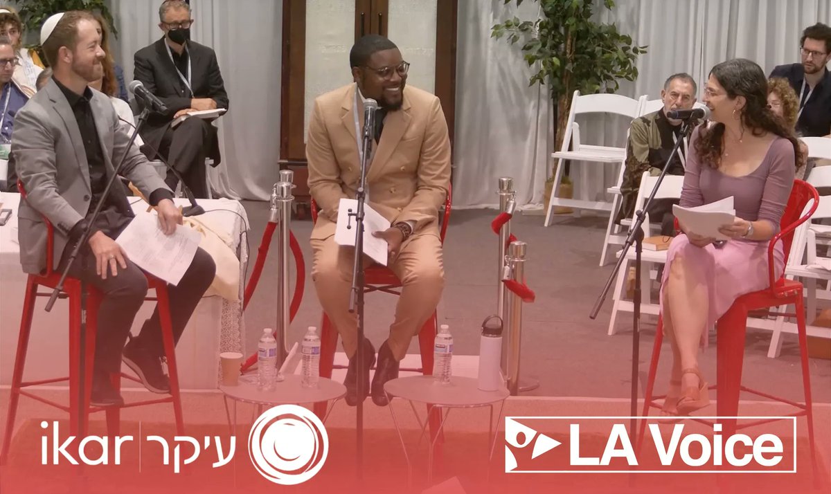 Las Sunday, during Rosh Hashanah day 2 LA Voice's executive director, Rev. Zachary Hoover and our Strategic Partnerships Manager Rev. Eddie Anderson sat down with Rabbi Sharon Brous for an illuminating conversation on reparations. Watch here: buff.ly/3Rn8v9K