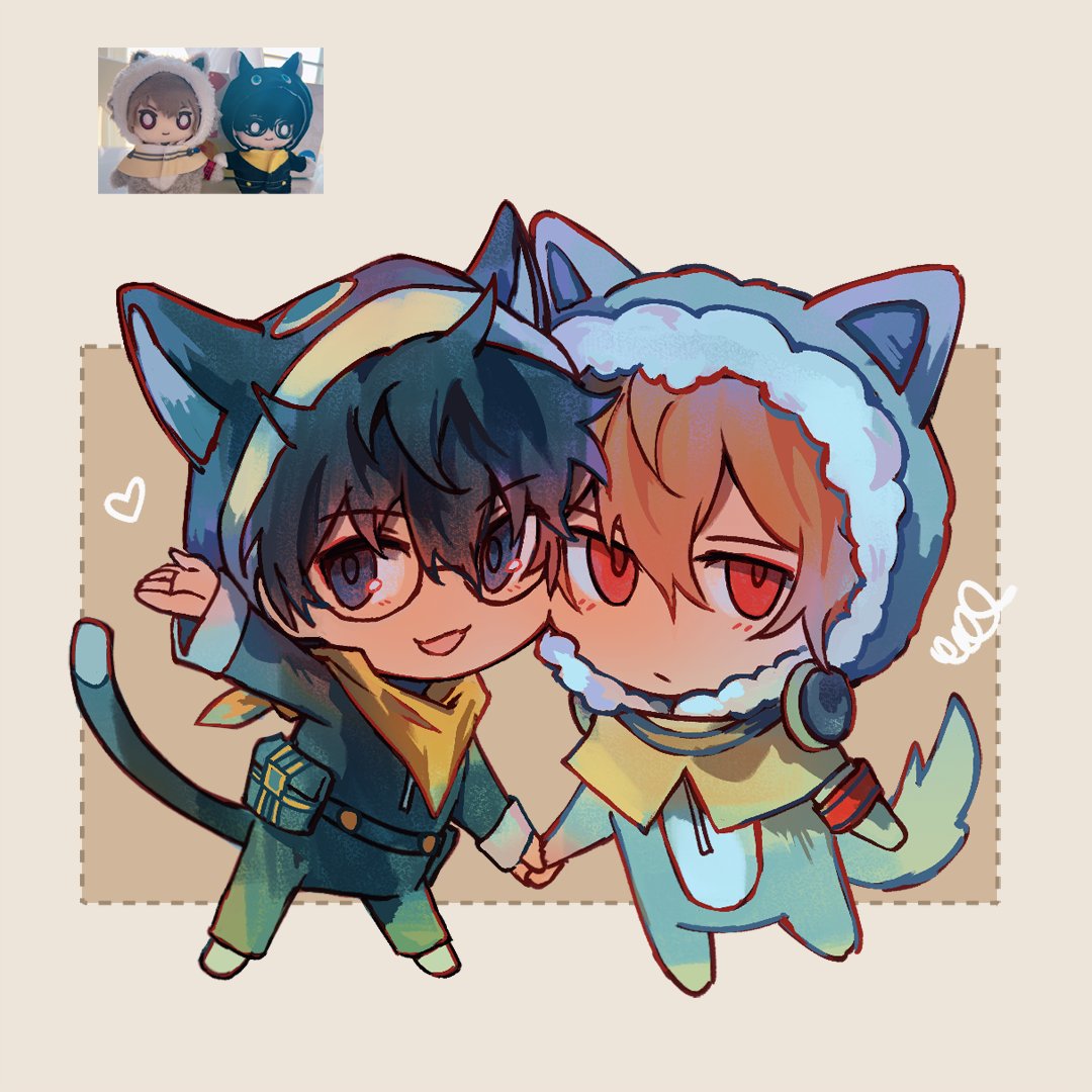 「i doodled them in their silly little one」|jade ✨@ anime detour AA E3のイラスト