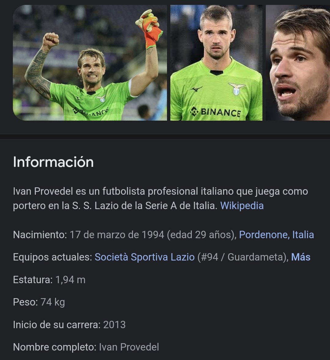 Que te meta un gol en el minuto 94' un PORTERO con el dorsal 94, nacido en el año 94 y que mide 1,94 sólo le puede pasar al Atleti.

#ChampionsLeague #LazioAtleti #Provedel