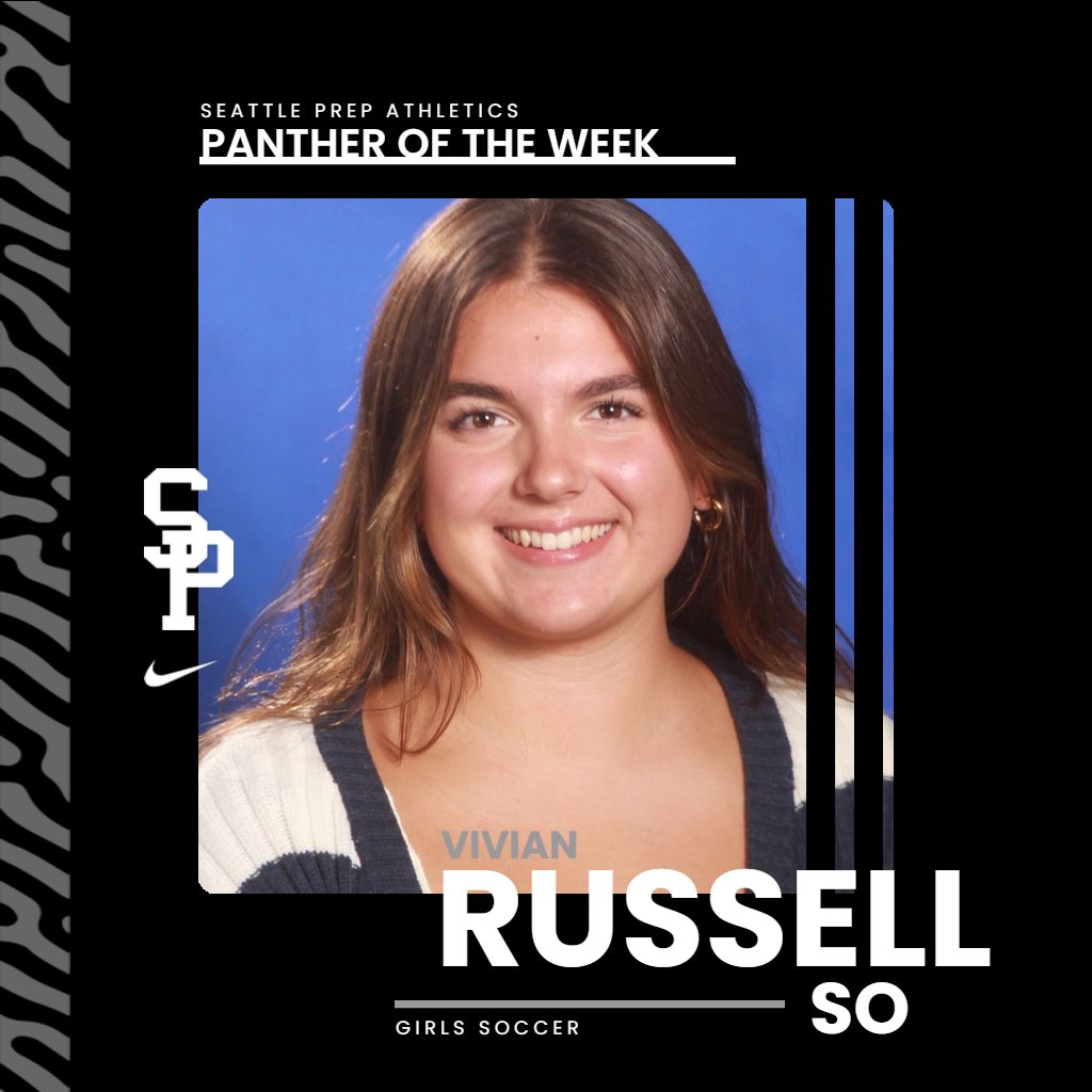 seaprepsports's tweet photo. Congratulations to Henry Herb ’27 of the boys cross country team and Vivian Russell ’26 of the girls soccer team for being named this week’s Panthers of the Week!

#POTW
#rollPrep https://t.co/8KXCwhb7Hx