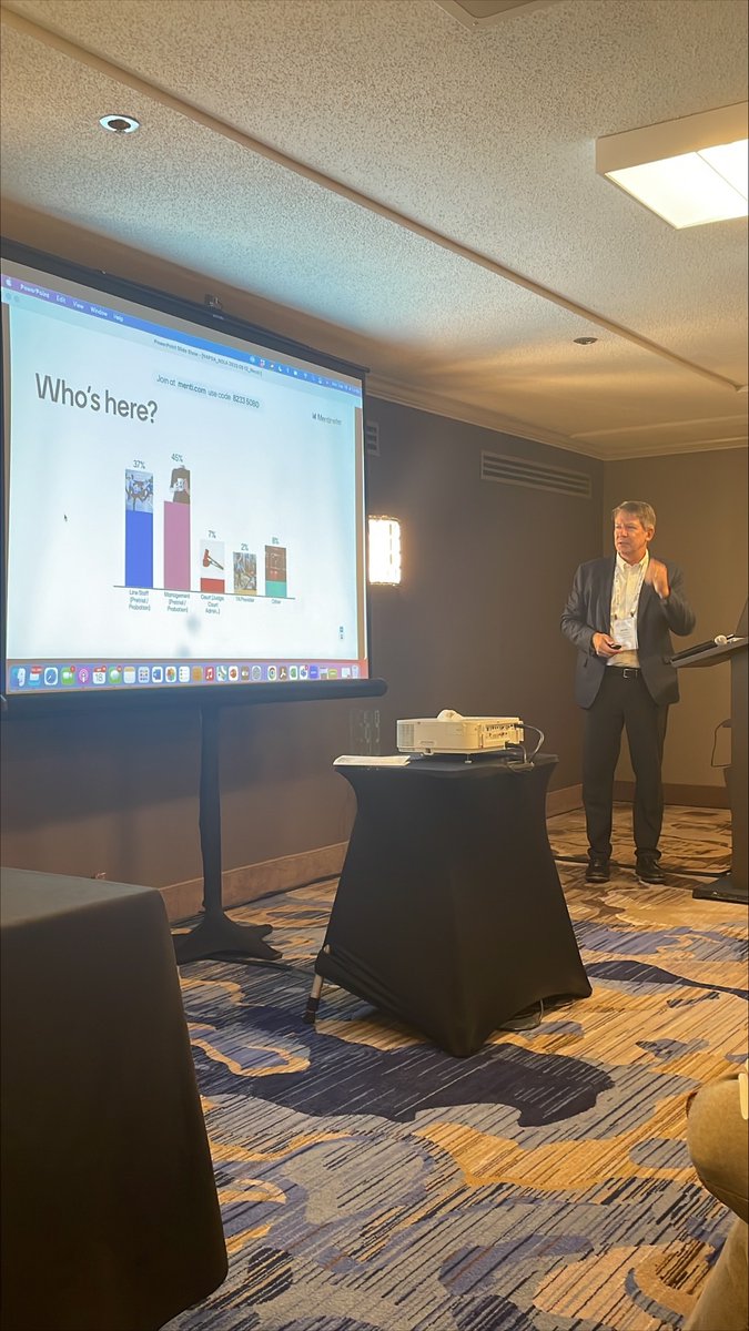 JSP Senior Associate Kevin Kuehmeier presents at @NAPSA1973 in New Orleans about JSP's collaboration with Charleston and Multnomah counties to reduce overreliance of jails and reduce disparities funded by MacArthur's @Safety_justice challenge to #RethinkJails.