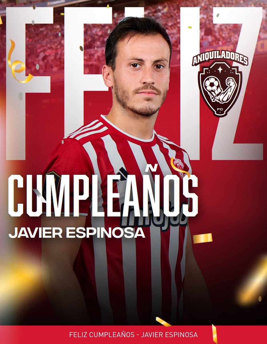 AniquiladoresFC's tweet image. Hoy cumpleaños nuestro artista 🖌️
Es el cumpleaños de @jespinosa24 🎉

Muchas felicidades, Espi! 💪