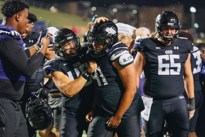 SFASawmill's tweet photo. Get to know Junior Kicker Chris Campos!
-Hometown product from Nacogdoches HS.
-2022 All WAC first team and 2023 preseason All-American.
-Became SFA’s all time field goal leader against NSU last week.
#AxeTheGovs #RaiseTheAxe #MrAutomatic https://t.co/WqdUlO70oE