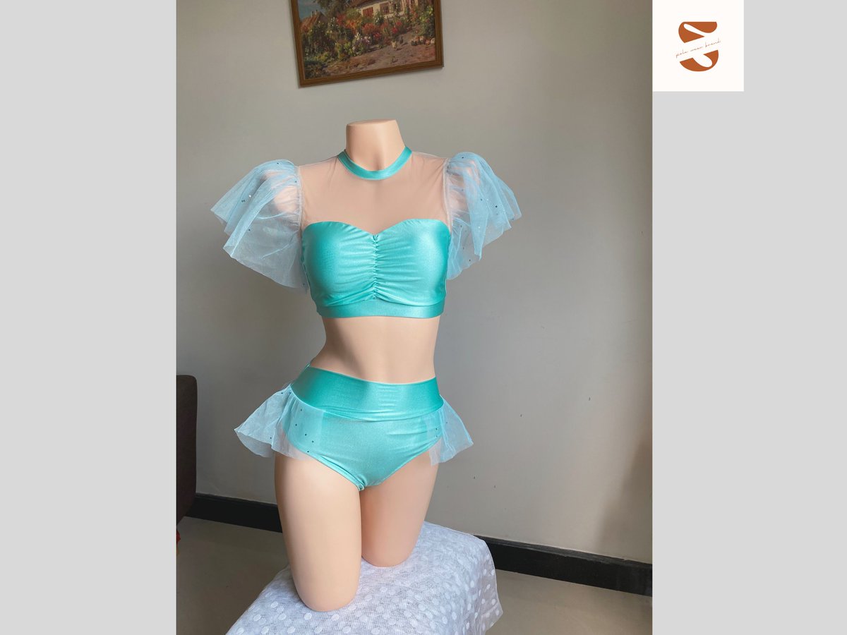 shiningdance21's tweet photo. Fairy-inspired pole wear outfit with a vintage twist 
#polewear #poledance #cosplay https://t.co/FaCKhyJad9