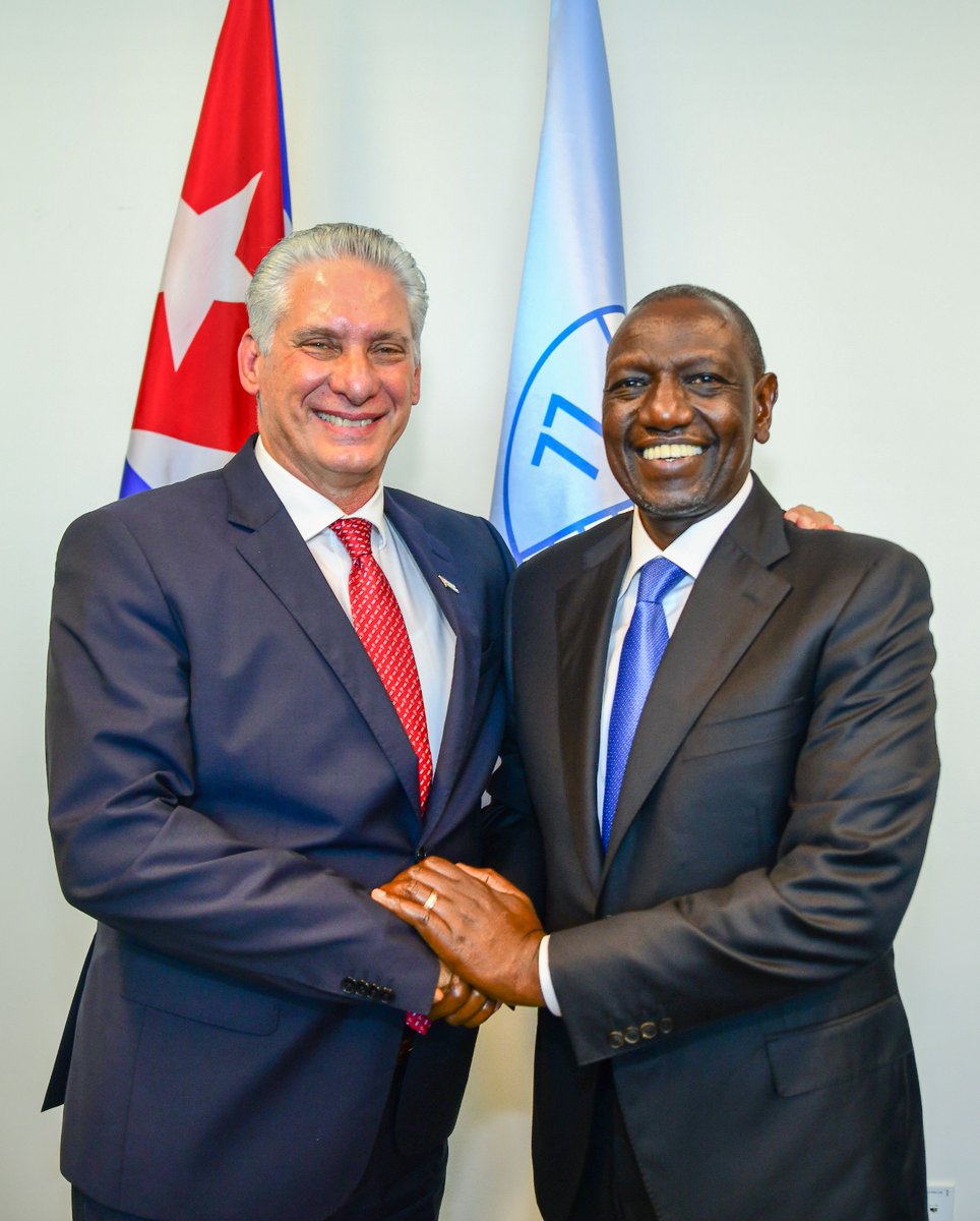 Our ties with Cuba have greatly benefited our national development agenda, particularly in the healthcare sector. We will continue to strengthen and expand these relations to foster partnerships that will transform the lives of the people.

Held talks with Cuba President