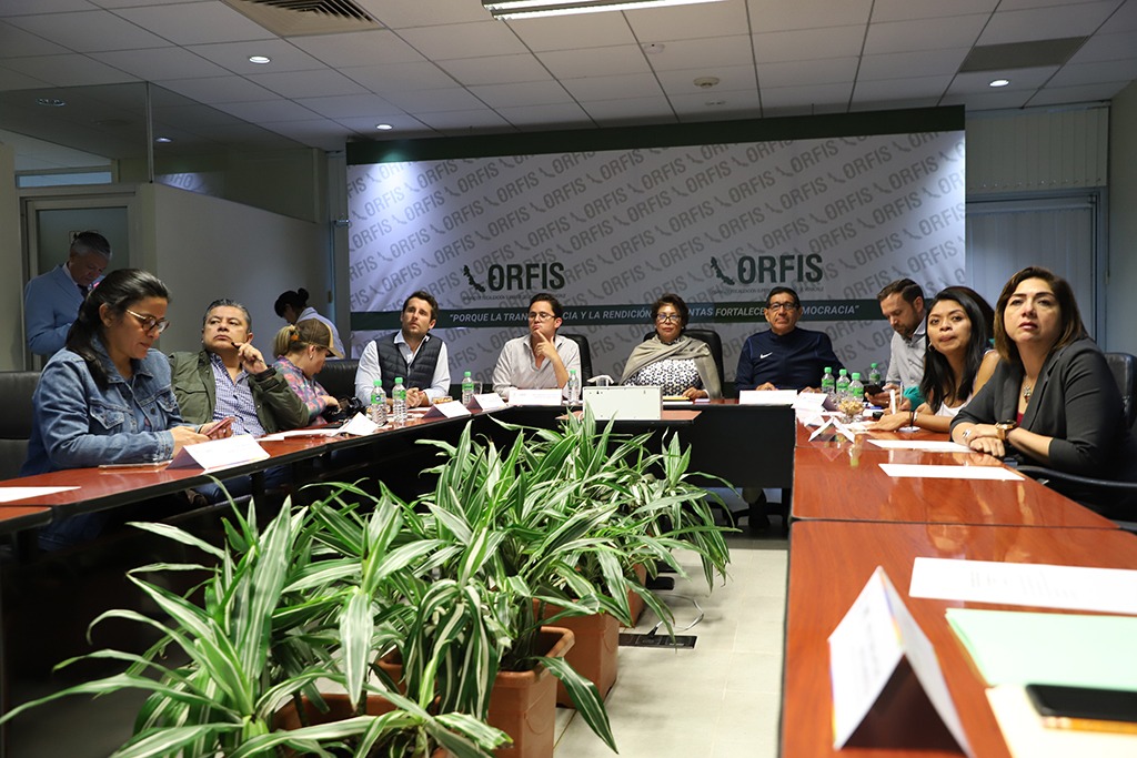 Reunión de trabajo en el ORFIS con la Comisión de Vigilancia. Saludos!